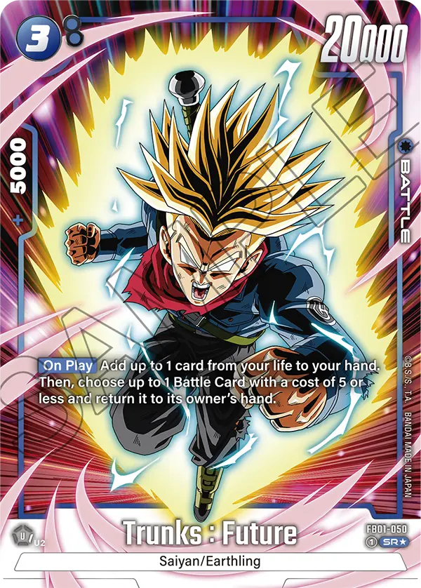 Trunks: Future FB01-050 SR Alternate Art Parallel