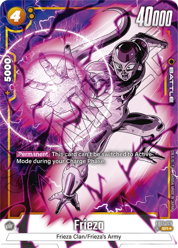 Frieza FB01-129 SR Alternate Art Parallel